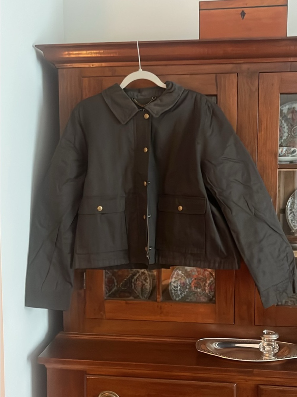 Olive Green J. Crew Barn Jacket